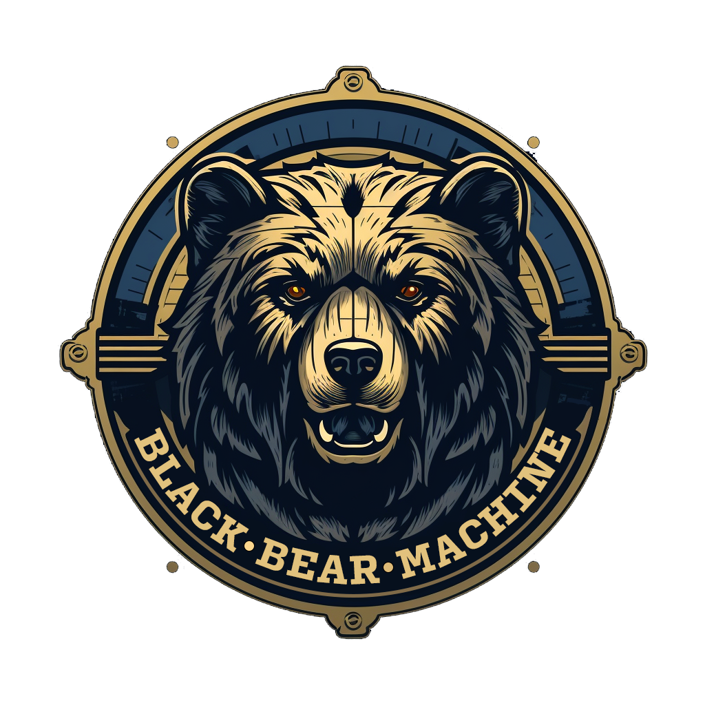 Logo for the company Black Bear Machine